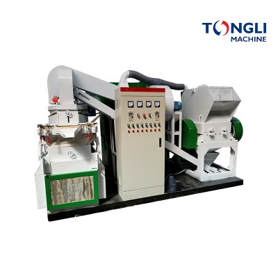 Tongli high quality scrap recycling copper wire machine cable recycling and separating machine