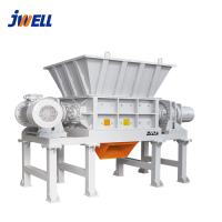 JWELL large capacity plastic recycling double shaft shredder for plastic